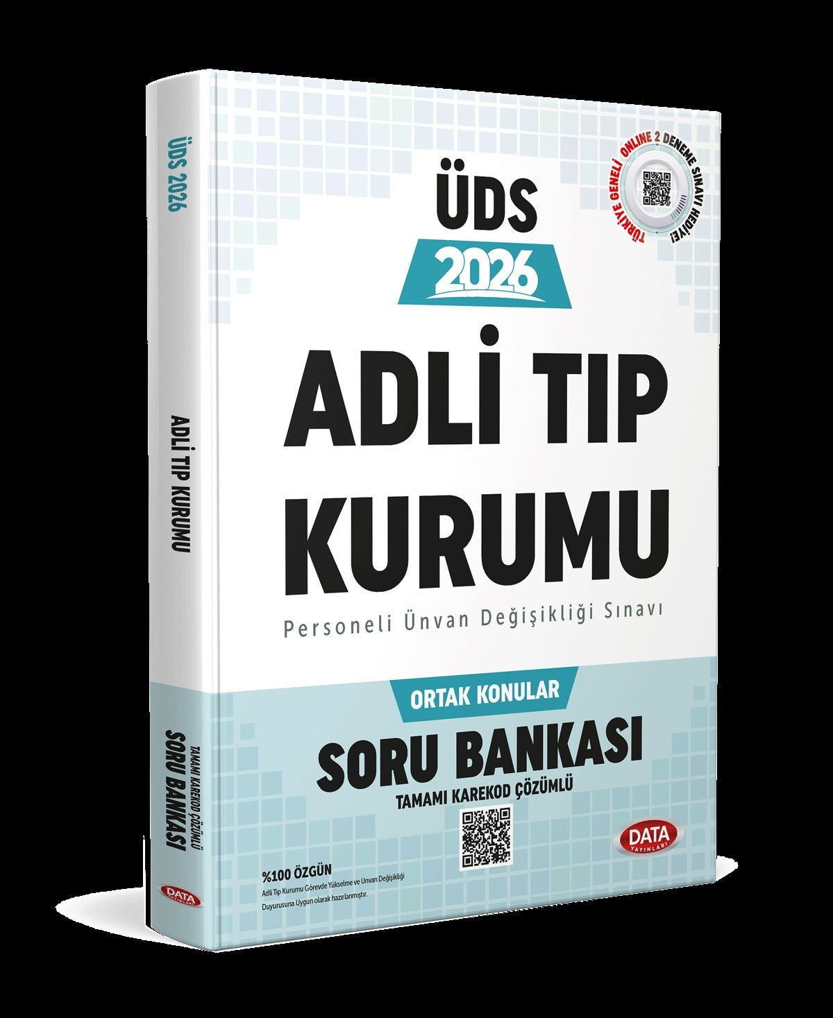 Data Yayınları Adli Tıp Kurumu 2026 ÜDS Ortak Konular Soru Bankası (Tamamı Karekod Çözümlü )