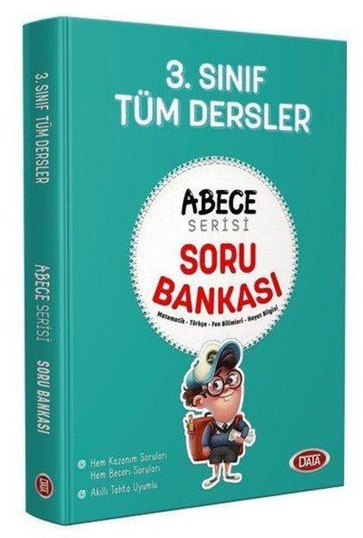 3.Sınıf Tüm Dersler ABECE Serisi Soru Bankası | Data Yayınları - Ders Kitapları (İnce Kapak)