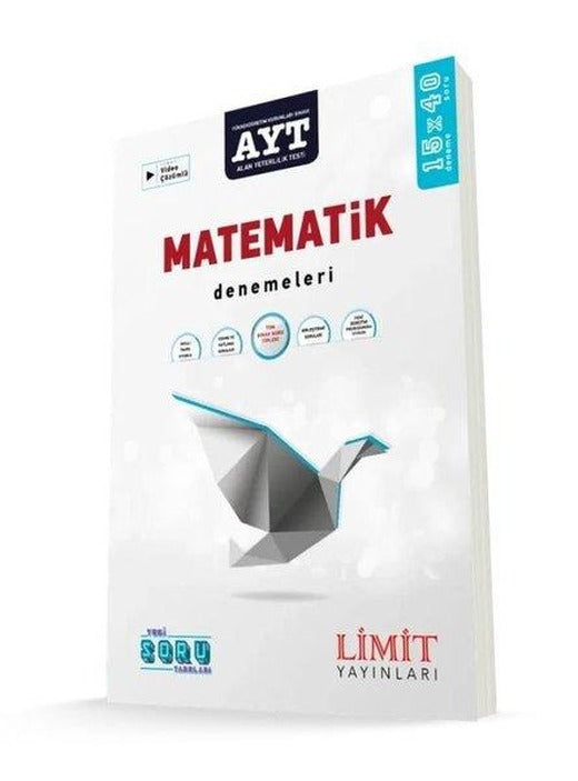 AYT Matematik 15'li Deneme | Limit Yayınları (İnce Kapak)