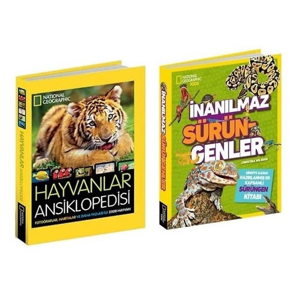 National Geographic Kids Hayvanlar Ansiklopedi Seti - 2 Kitap Takım | Beta Kids (Ciltli)