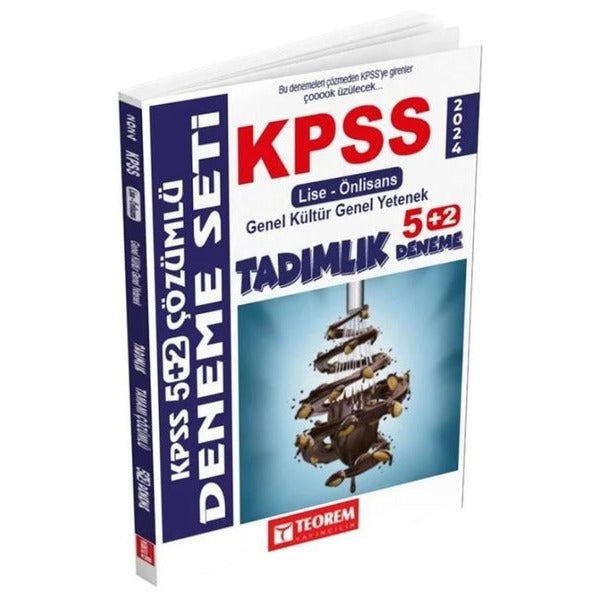 KPSS 2024 Lise Ön Lisans Tadımlık 5 + 2 Deneme | Teorem Yayınları (İnce Kapak)