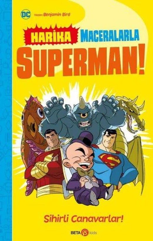 DC Harika Maceralarla Süperman! Sihirli Canavarlar! | Beta Kids (İnce Kapak)