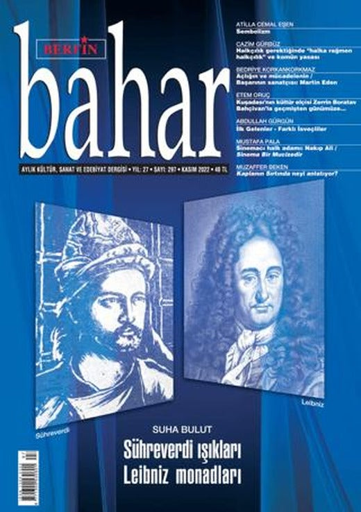 Berfin Bahar Aylık Kültür Sanat ve Edebiyat Dergisi Sayı: 297 Kasım 2022 | Berfin Bahar Dergisi (Ciltsiz)