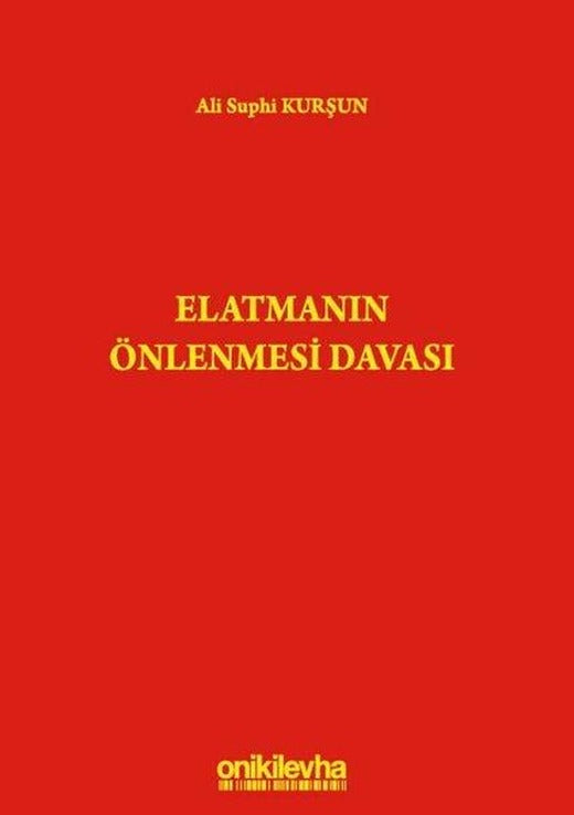 Elatmanın Önlenmesi Davası | On İki Levha Yayıncılık (İnce Kapak)