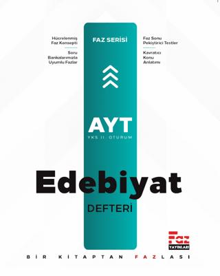 AYT Edebiyat Defteri | Faz Yayınları (Ciltsiz) - Resim 1