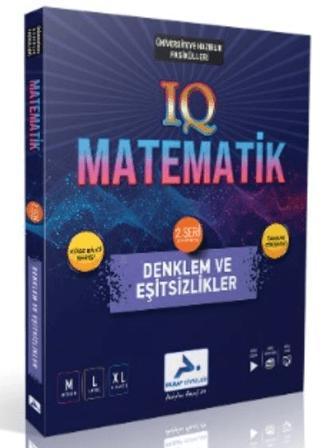 IQ Matematik - 2. Seri - Denklem ve Eşitsizlikler | Paraf Yayınları (Ciltsiz) - Resim 1