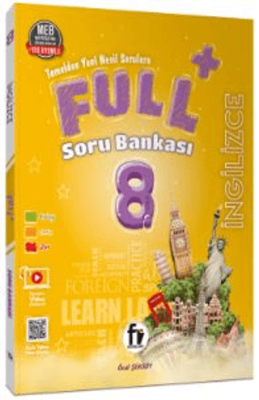 8. Sınıf Full+ İngilizce Soru Bankası - Öcal Şensoy kitap kapağı