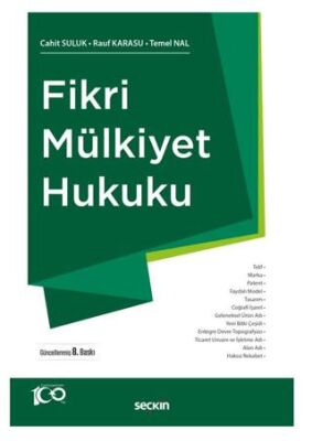 Fikri Mülkiyet Hukuku - Rauf Karasu kitap kapağı