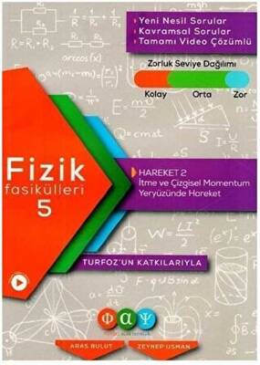 Fiziksel Alan Yayınları Fizik Fasikülleri-5 Hareket-2 Video Çözümlü - Zeynep Usman kitap kapağı