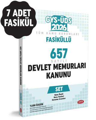 Fasiküllü 657 Sayılı Devlet Memurları Kanunu Set (Konu Özetli Sorular 7 Fasikül) | Data Yayınları (Ciltsiz) - Resim 1