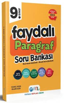 FNL Yayınları 9. Sınıf Faydalı Paragraf Soru Bankası - Yılmaz Aydın kitap kapağı