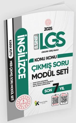 2025 LGS 8. Sınıf İngilizce Konu Konu Son 7 Yıl MEB Çıkmış Soru Modül Seti