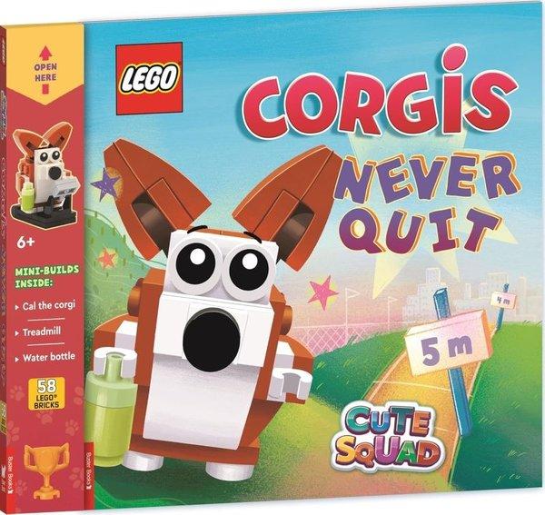 LEGO Books: Cute Squad: Corgis Never Quit | Michael O'Mara Books Ltd (İnce Kapak) - Resim 1