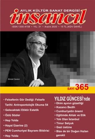 İnsancıl Aylık Kültür Sanat Dergisi Sayı: 365 Aralık 2020 | İnsancıl Dergisi Yayınları (Ciltsiz) - Resim 1
