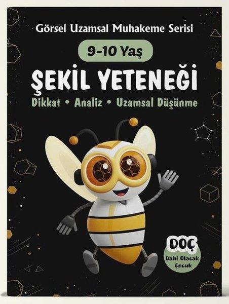 Şekil Yeteneği 9 - 10 Yaş - Dikkat Analiz Uzamsal Düşünme | Dahi Olacak Çocuk Yayınları (İnce Kapak) - Resim 1