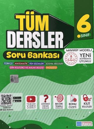 6. Sınıf Tüm Dersler Soru Bankası | Evrensel İletişim Yayınları (Ciltsiz) - Resim 1