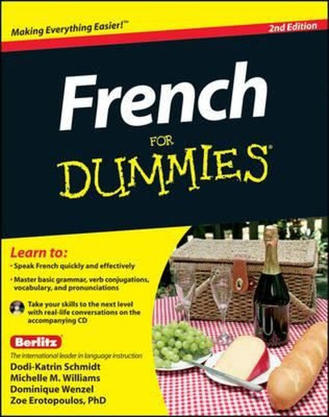 French For Dummies with CD 2nd Edition - Dodi-Katrin Schmidt kitap kapağı