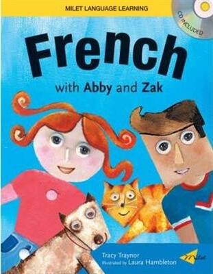 French With Abby and Zak Kitap + CD - Tracy Traynor kitap kapağı