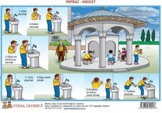 Yapboz 16 - Abdest | Uysal Yayınevi - Resim 1