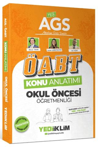 2026 MEB AGS ÖABT Okul Öncesi Öğretmenliği Konu Anlatımı | Yediiklim Yayınları (Ciltsiz) - Resim 1