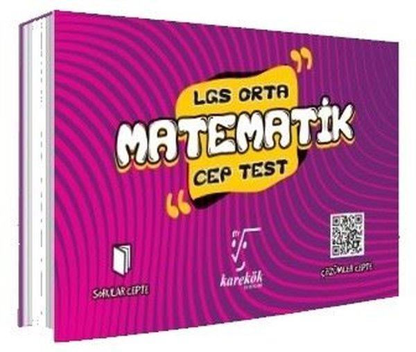 LGS Orta Matematik Cep Test | Karekök Eğitim Yayın (İnce Kapak) - Resim 1