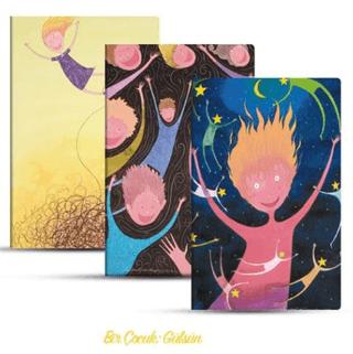 Üçlü Çizgili Defter Seti Bir Çocuk: Gülsün | Vak Vak Yayınları - Resim 1