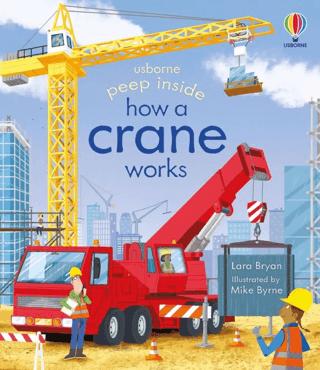 Peep Inside How a Crane Works | Usborne (Ciltli) - Resim 1