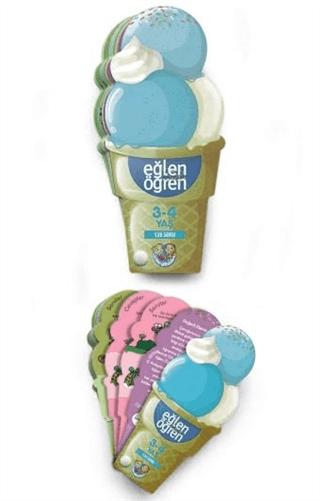 Eğlen Öğren Ice Cream 3-4 Yaş | Dstil Tasarım İletişim Yayınları (Ciltsiz) - Resim 1