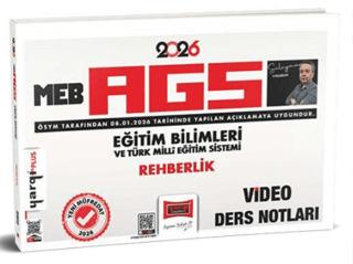 2026 MEB-AGS Eğitim Bilimleri ve Türk Milli Eğitim Sistemi Rehberlik Video Ders Notları | Yargı Yayınevi (Ciltsiz) - Resim 1