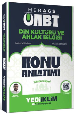 2026 MEB AGS ÖABT Din Kültürü ve Ahlak Bilgisi Konu Anlatımı | Yediiklim Yayınları (Ciltsiz) - Resim 1
