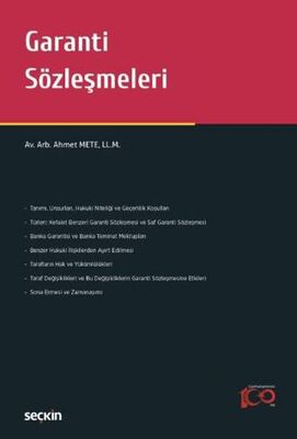 Garanti Sözleşmeleri - Ahmet Mete kitap kapağı