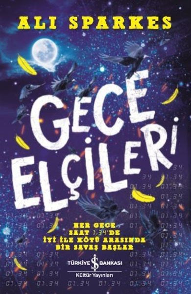 İş Bankası Kültür Yayınları Gece Elçileri - Ali Sparkes kitap kapağı