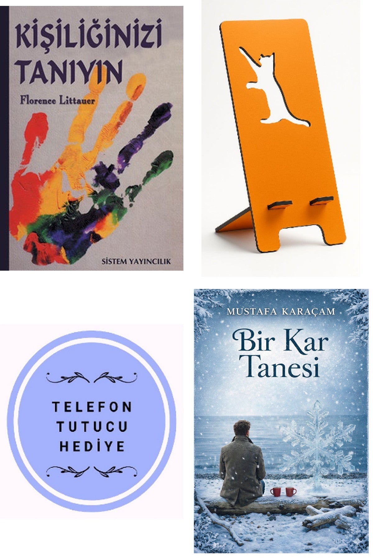 Geliştiren Kitaplar Dizisi Florence Littauer - Kişiliğinizi Tanıyın + Telefon Tutucu + Bir Kar Tanesi kitap kapağı