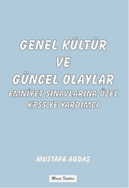 Genel Kültür ve Güncel Olaylar - Mustafa Agdaş kitap kapağı