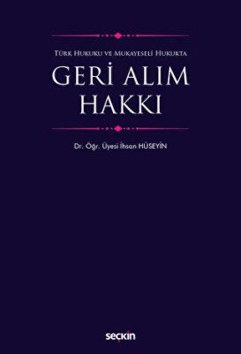 Geri Alım Hakkı - İhsan Hüseyin kitap kapağı