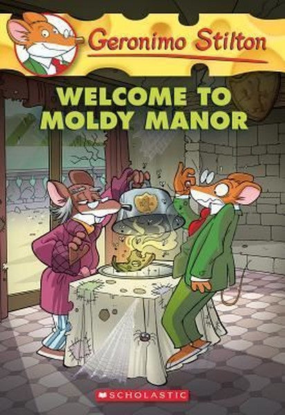 Geronimo Stilton #59: Welcome to Moldy Manor - Geronimo Stilton kitap kapağı