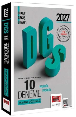 2027 DGS Sayısal - Sözel Yetenek Tamamı Çözümlü Fasikül Fasikül 10 Deneme | Yargı Yayınevi (Ciltsiz) - Resim 1