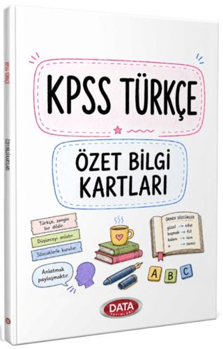 2026 KPSS Türkçe Özet Bilgi Kartları | Data Yayınları (Ciltsiz) - Resim 1