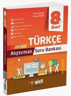 Gizli Yayınları 8. Sınıf Türkçe Soru Bankası - Kolektif kitap kapağı