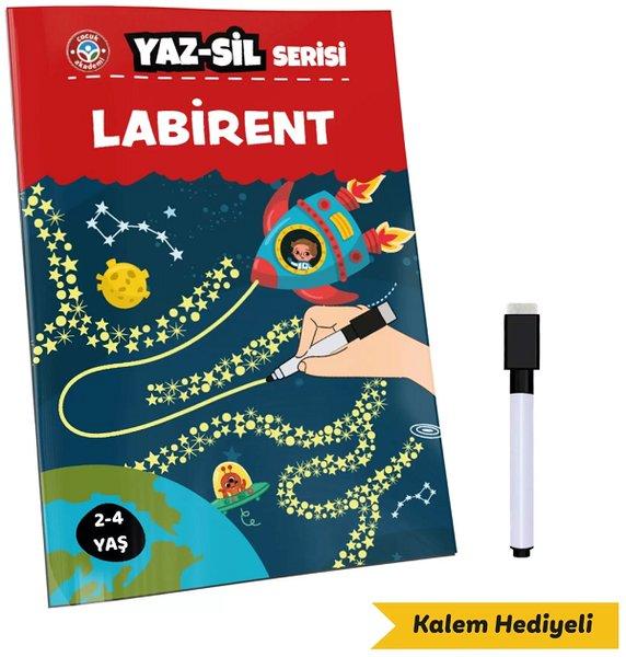 Çocuk Akademi Yaz Sil Serisi Labirent | Çocuk Akademi Yayınları (İnce Kapak) - Resim 1
