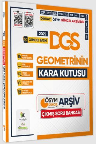 2025 DGS Geometrinin Kara Kutusu Konu Özetli Soru Havuzu Bankası