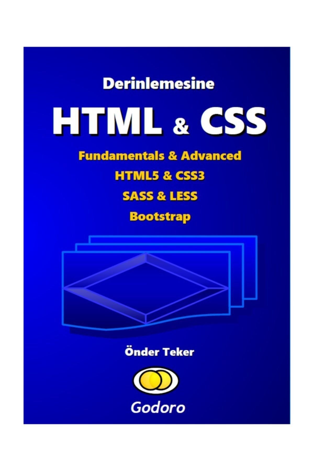 Godoro Yayıncılık Derinlemesine Html & Css kitap kapağı