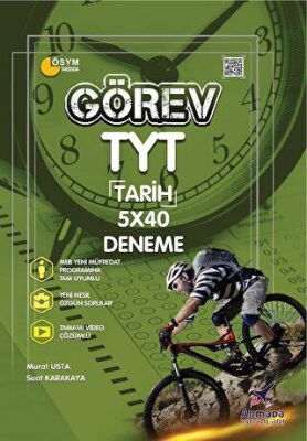 Armada Yayınları Görev TYT Tarih 5x40 Deneme - Murat Usta kitap kapağı