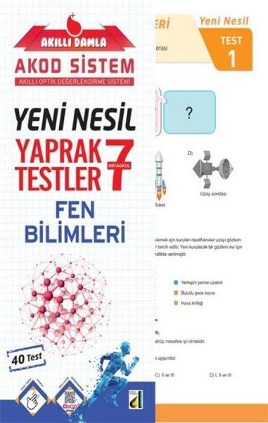 7.Sınıf Fen Bilimleri Yeni Nesil Yaprak Testler | Damla Yayınevi (İnce Kapak) - Resim 1