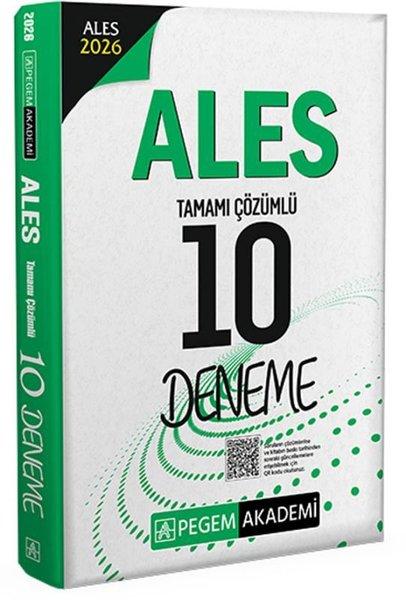 2026 ALES Tamamı Çözümlü 10 Deneme | Pegem Akademi Yayıncılık (İnce Kapak) - Resim 1