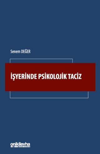 İşyerinde Psikolojik Taciz | On İki Levha Yayınları (Ciltsiz) - Resim 1