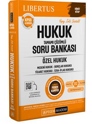 KPSS A Grubu Hukuk Soru Bankası-Özel Hukuk | Pegem Akademi Yayıncılık (Ciltsiz) - Resim 1