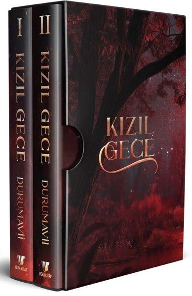Kızıl Gece Seti - 2 Kitap Takım - Kutulu | Vera Kitap (Ciltli) - Resim 1
