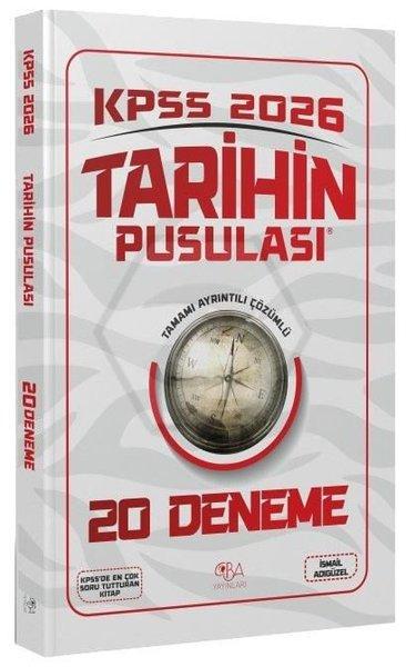 2026 KPSS Tarihin Pusulası 20 Deneme Çözümlü | CBA Yayınları (İnce Kapak) - Resim 1