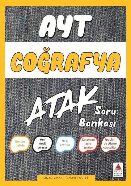 AYT Coğrafya Soru Bankası Atak | Delta Kültür-Eğitim (İnce Kapak) - Resim 1